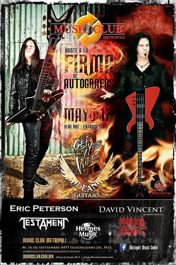 Music Club Metropoli Presenta: Firma de Autógrafos Erick Peterson (Testament) - David Vincent (Morbid Angel) 4 20130508 093505