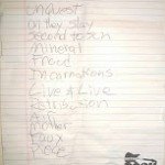 Noche de metal en el Circo Volador 2 Set list Atheism