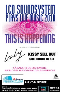 LCD Soundsystem en México 7 lcd flyer