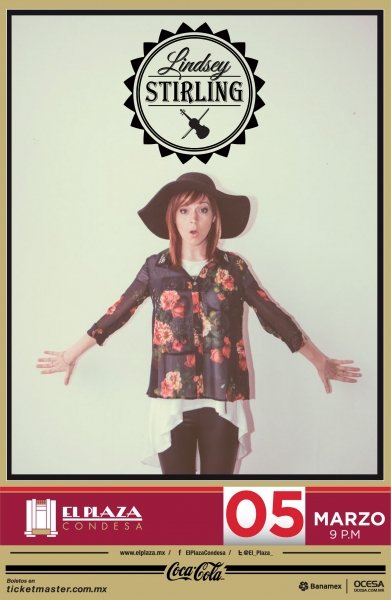 Lindsey Stirling anuncia 2da fecha en México 6 25112013120344