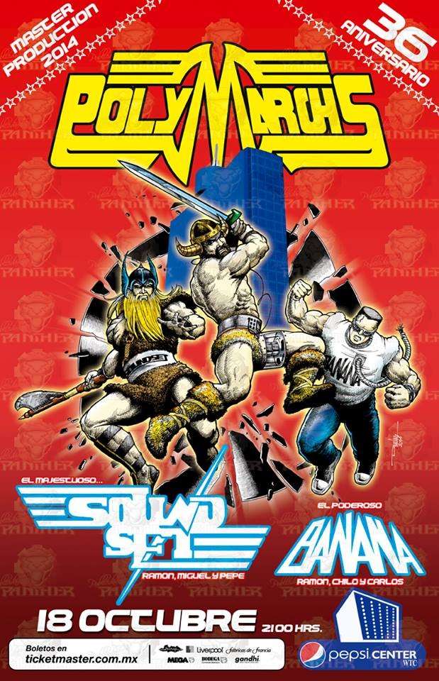Polymarchs celebra su aniversario en el Pepsi center 6 POLYMARCHS PEPSI CENTER CARTEL