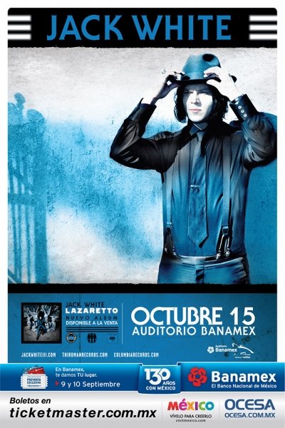 Jack White dará conciertos en México, ademas del Corona Capital 3 05092014175758