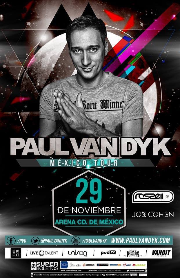 Paul Van Dyk en la Arena Ciudad de México 5 Paul Van Dyk Photo Cartel