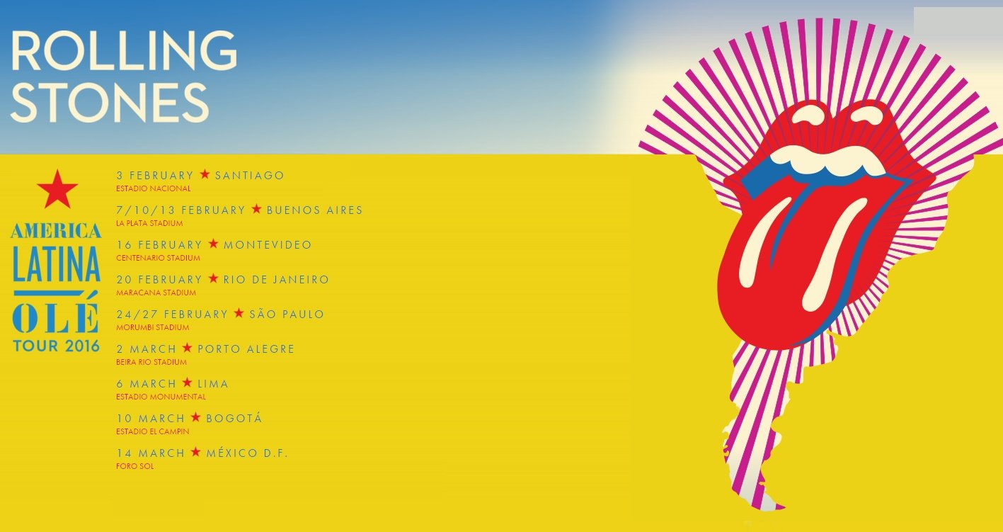 La leyenda, Rolling stones en México 5 RS