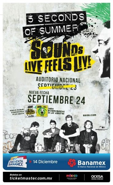 5 seconds of summer en cdmx 1 10122015170607