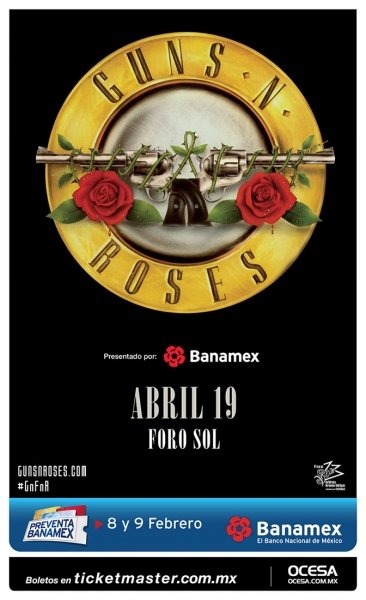 @Gunsnroses anuncia fecha en #CDMX 9 02022016190848