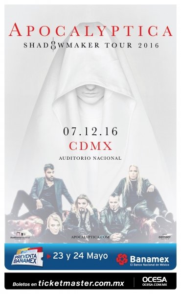 Apocalyptica en México - Shadownmaker tour 7 17052016171342