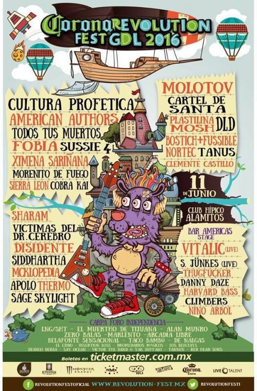 Revolution fest 2016- Guadalajara 3 REVOLUTION FEST GDL MAY FINAL CARTEL