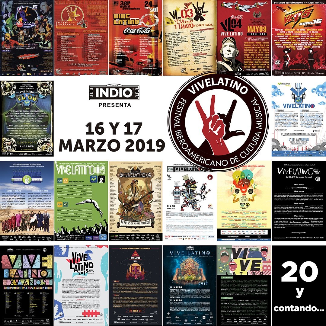 La historia continúa... XX años del Vive Latino. 4 VL 19