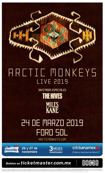 Arctic mokeys también llegaran a la CDMX este 2019 3 22112018151734