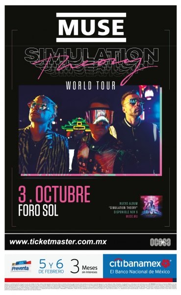 Muse anuncia fecha en México de su Simulation theory world tour 4 28012019190748