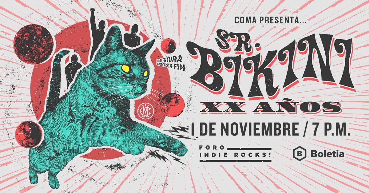 SEÑOR BIKINI FORO INDIE ROCKS 2019 CARTEL