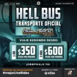 Hell and heaven coontara con transporte desde la CDMX 9 hell bus3 cartel