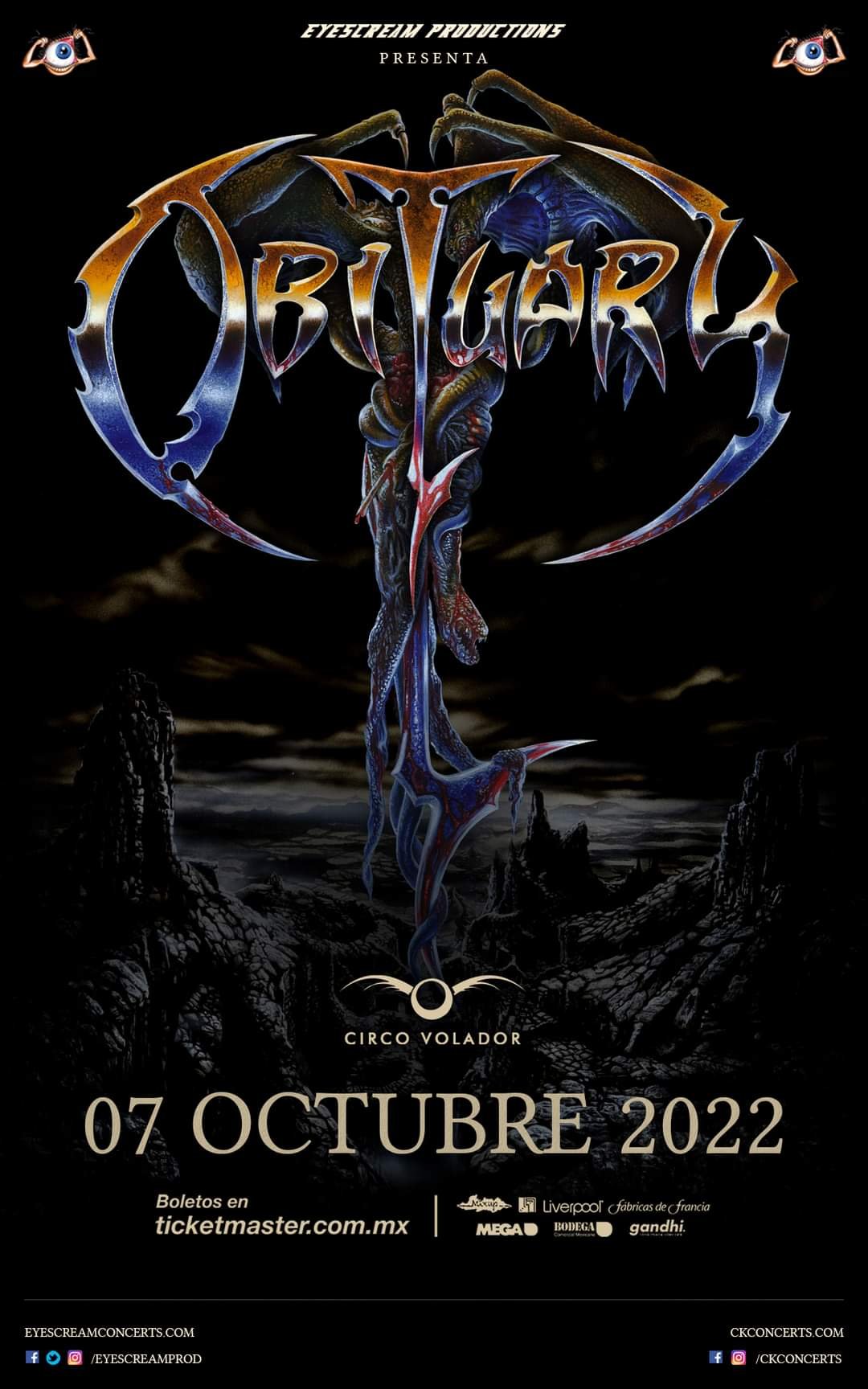 OBITUARY este 7 de Octubre en Circo Volador 5 ec85ead9 1045 bb81 29aa 76f5934eb5f8