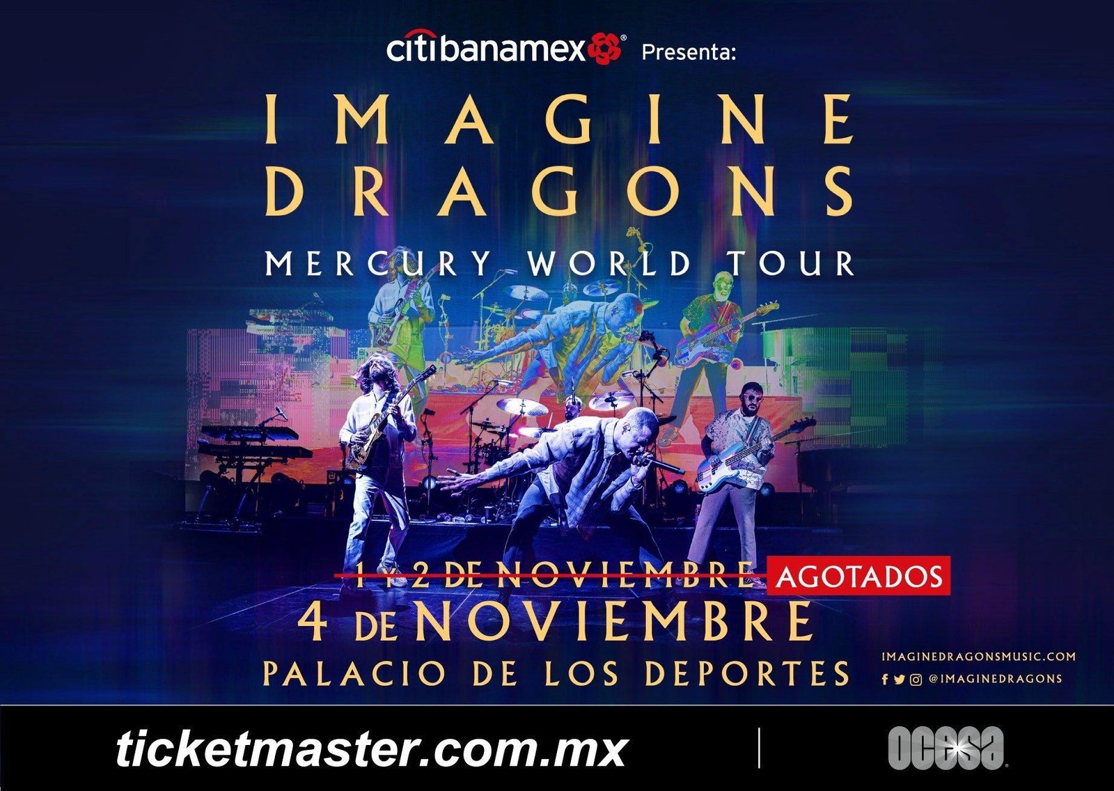 Imagine dragons "Mercury world tour" anuncia su tercera fecha en México 8 image processing20220922 290236 58b7bj