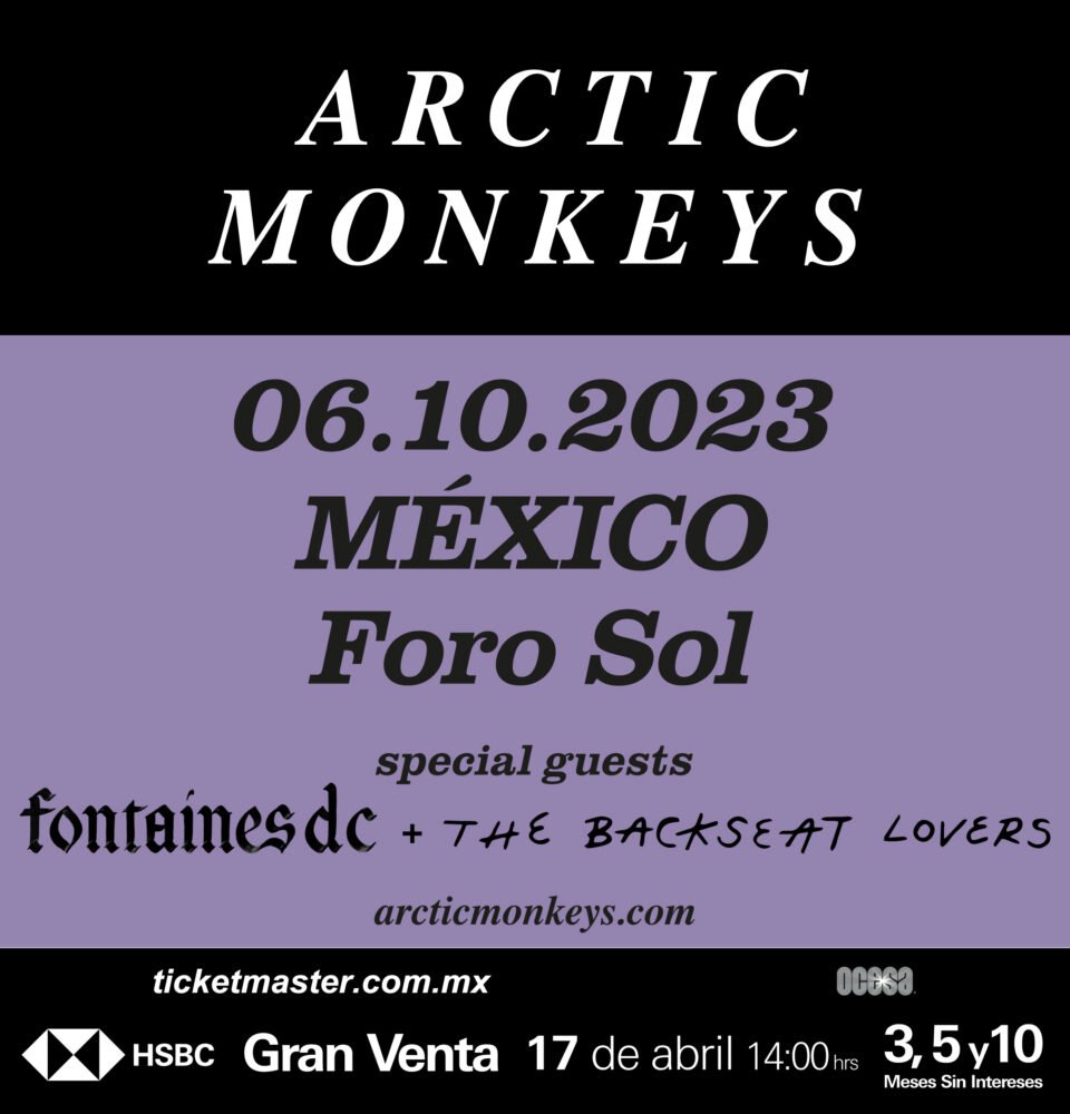 Arctic Monkeys regresa a México con invitados especiales 26 4f1109c6941d5e5be201750c748537a5