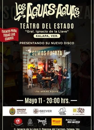 Los aguas aguas presentaran "Somos fuerza" en el Teatro del estado 1 9ffef4aa 884d 4db9 b2e5 b927696c3e09