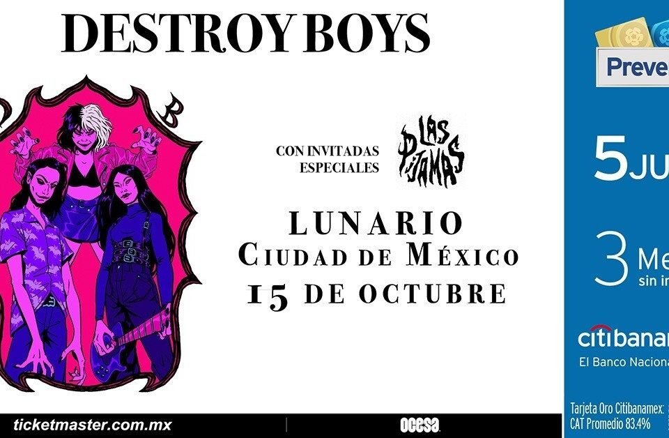 Destroy Boys MX anuncian concierto en el Lunario 24 57b7035cfd889e0ac0fa5642ed1202b3