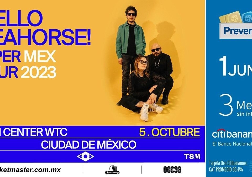 Hello Seahorse! dará un concierto imperdible en Ciudad de México 25 85da47387866cb92dd44cb2670c82098