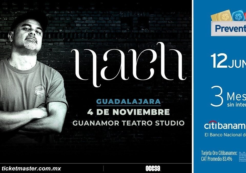 NACH agrega una fecha más a la gira en nuestro país 26 089a5428b23be921c2516b9b0cce0b42