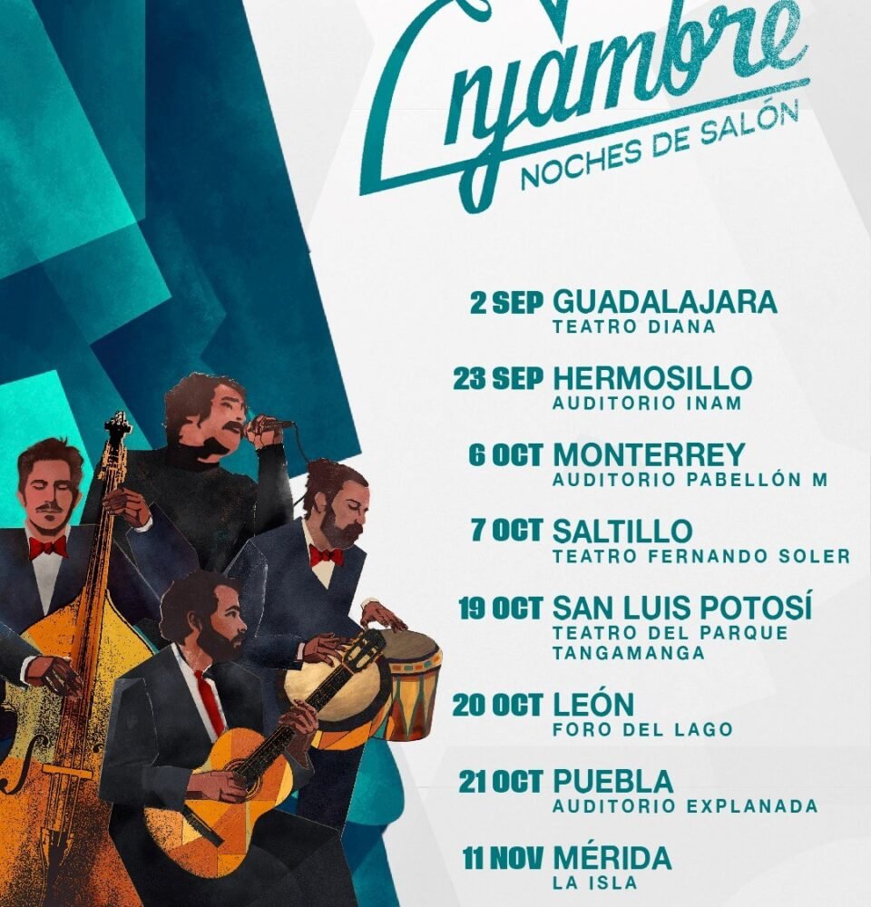 ENJAMBRE Arrancará su gira "Noches de Salón" con conciertos únicos en su tipo 23 12
