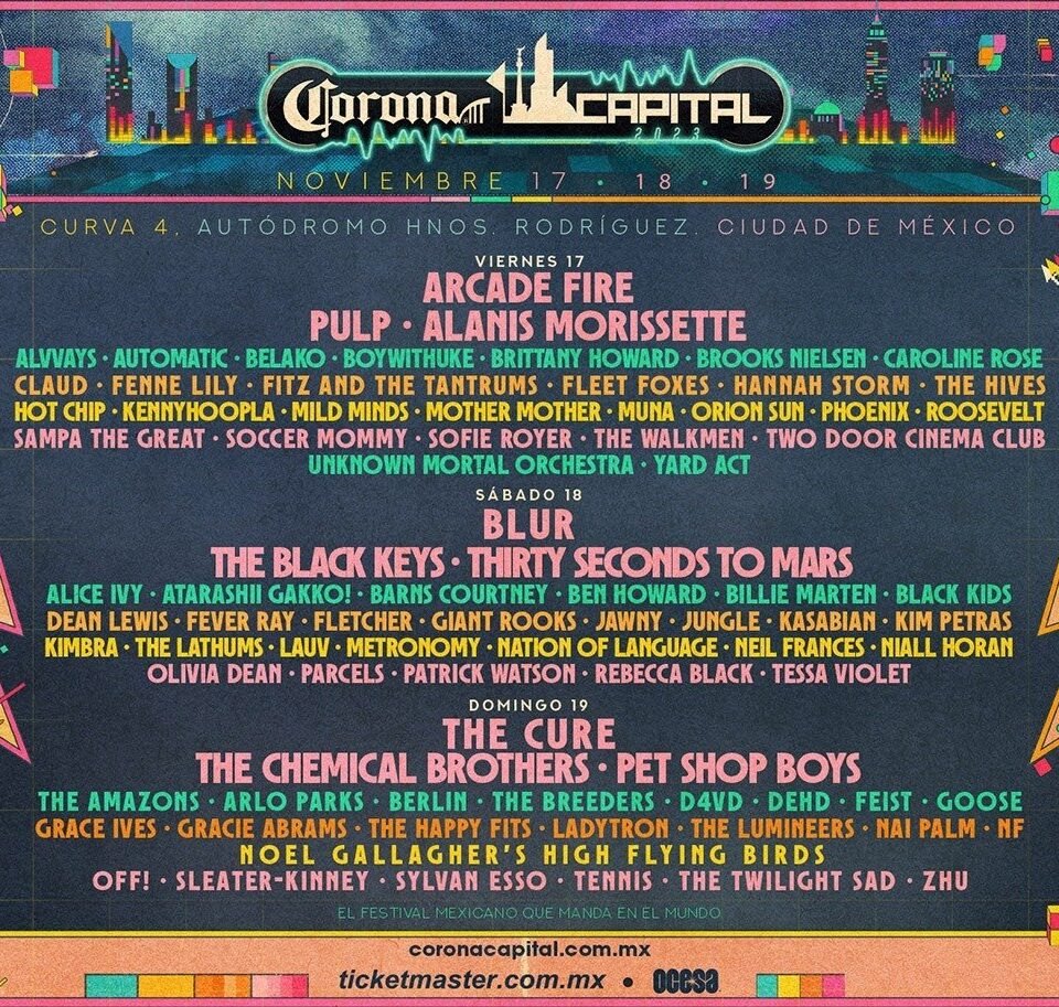 Corona capital, el festival mexicano que manda en el mundo; presenta cartel parra este 2023 25 4459f11eb6f0fbb7cdb7528f7862dd69