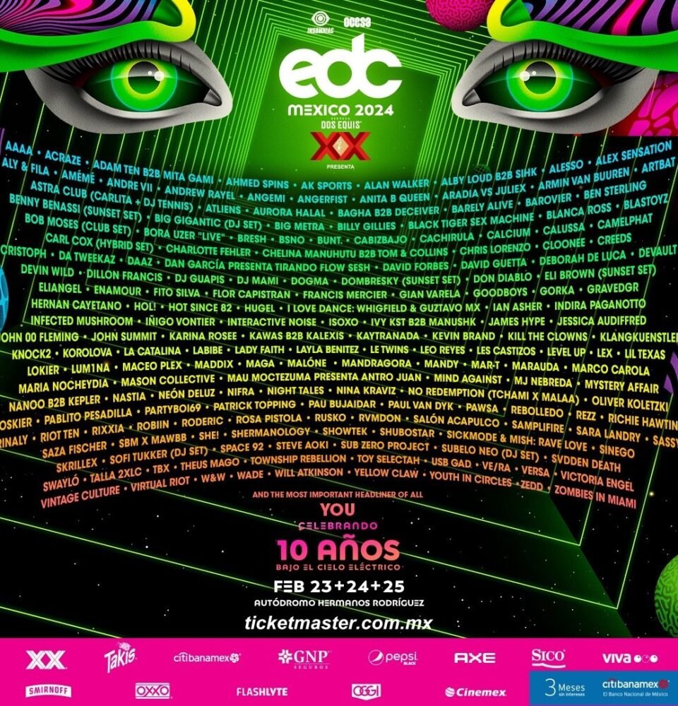 EDC revela su lineup 2024 para celebrar sus 10 años 23 215363da1fa17225f3b3edf2cd3bb90b