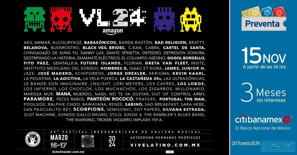Vive Latino anuncia su cartel oficial con grandes propuestas 6 70e733bd9b8c5b4980260d84ed9c1f34