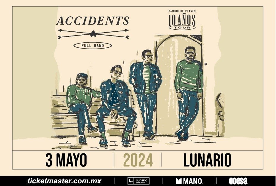 Accidents, el proyecto de rock alternativo, regresa para festejar 10 años de Cambio de Planes 25 5411451c0bc4d2870d7c91380cd0aa78