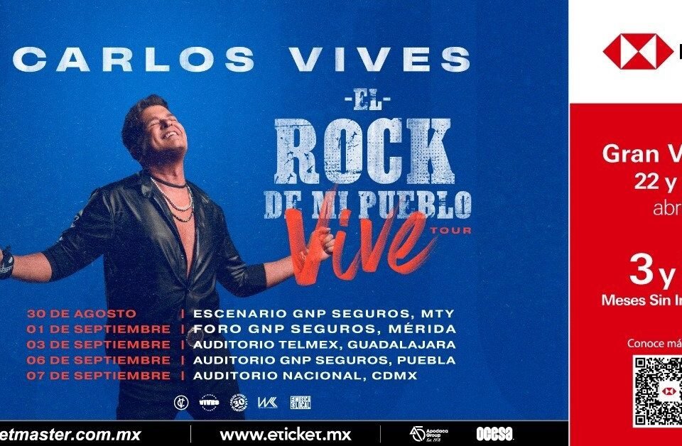 Carlos Vives recorrerá varias ciudades de México con su nuevo tour 26 55535fcb4535f78e7c20f3c15d027482