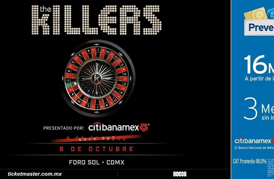 Nueva fecha de The Killers 23 8cda687b397e728e376c7f88c8a942f7