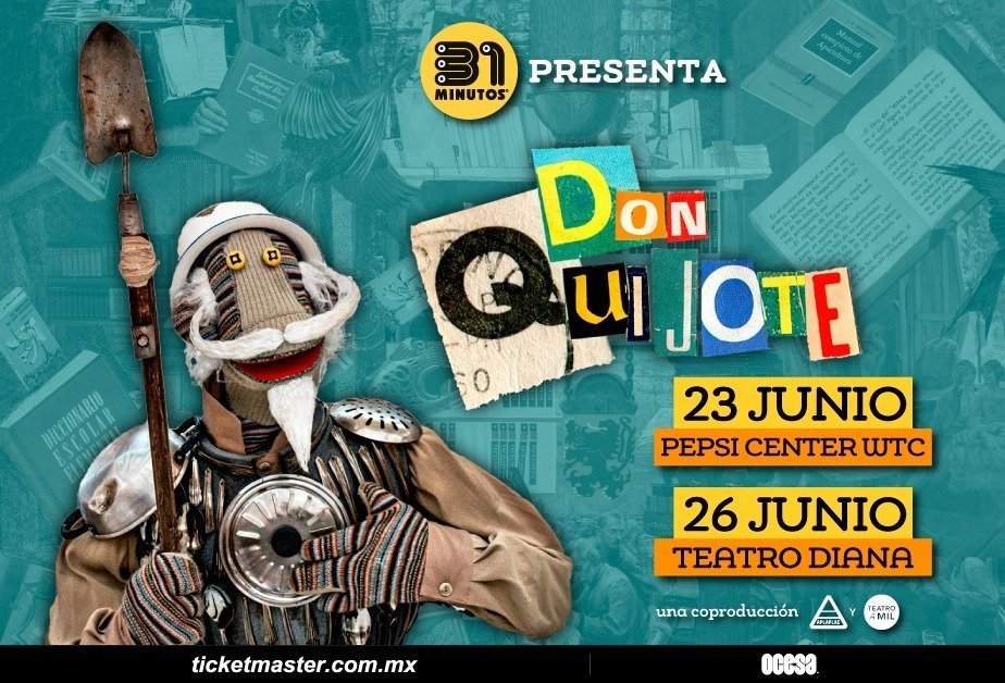 El Quijote como nunca lo has visto, con un toque de los mejores títeres de Chile, 31 Minutos 23 a497a6334534f79e197660be4e59d4ae