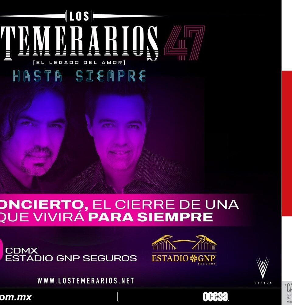 Los Temerarios cierran su gira de despedida en el Estadio GNP Seguros 25 d19fce12c10522b6d2841316ab61faa4